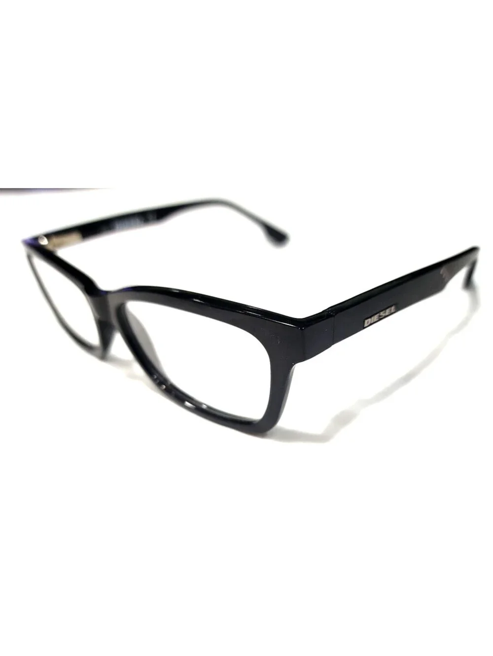 Diesel DL5063 005 Women's Glossy Black Oval Eyeglasses 54-16 140 New